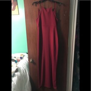 Wine / Burgundy Missguided Gown